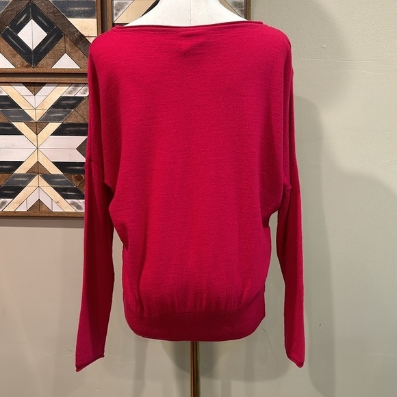 Rambler’s Way 100% Rambouillet Wool Boat Neck Sweater XS Small - Picture 4 of 6